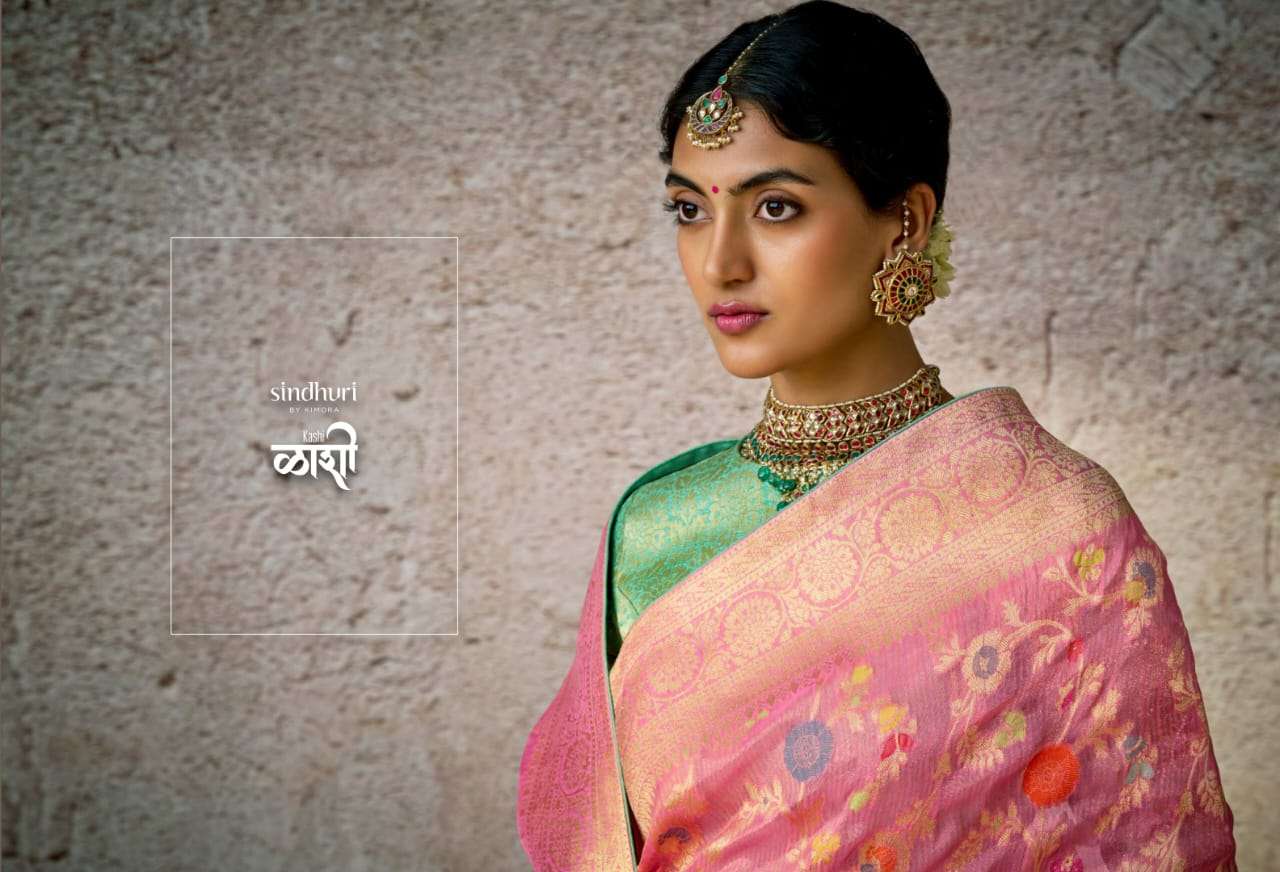 KIMORA PRESENTS KASHI FANCY PARTY WEAR SAREES CATALOG WHOLESALER AND EXPORTER IN SURAT