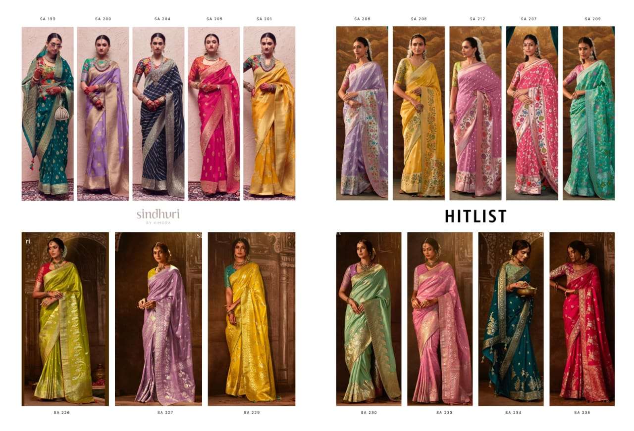 KIMORA PRESENTS KASHI FANCY PARTY WEAR SAREES CATALOG WHOLESALER AND EXPORTER IN SURAT