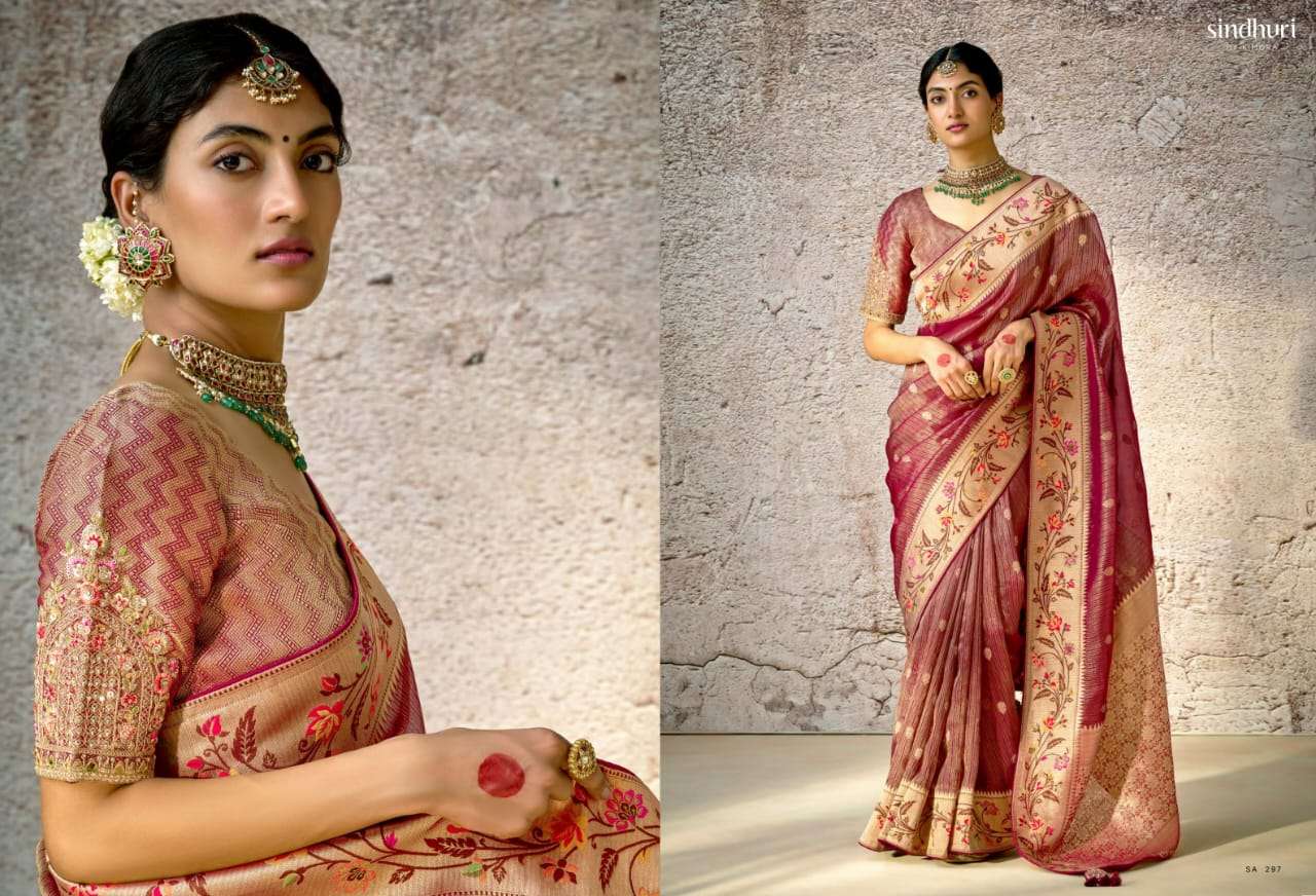 KIMORA PRESENTS KASHI FANCY PARTY WEAR SAREES CATALOG WHOLESALER AND EXPORTER IN SURAT