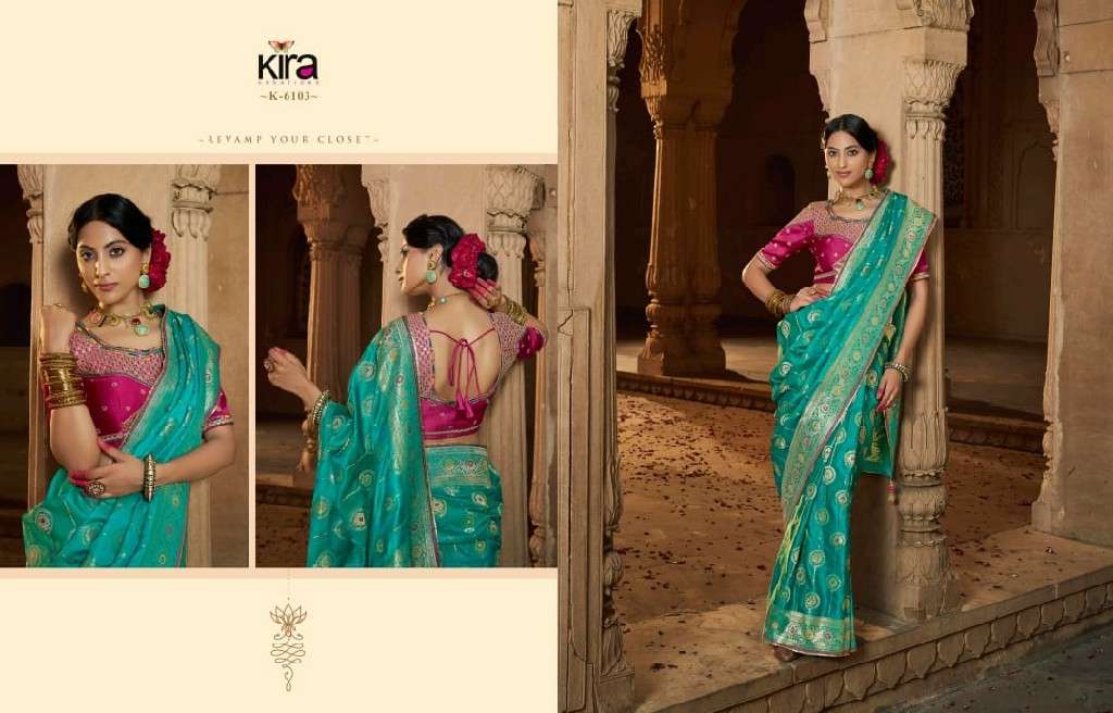 Kira Presents Kaya Wholesale Designer Indian Ethnic Sarees catalog Wholesaler And exporter 