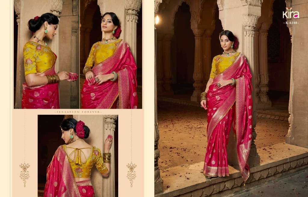 Kira Presents Kaya Wholesale Designer Indian Ethnic Sarees catalog Wholesaler And exporter 