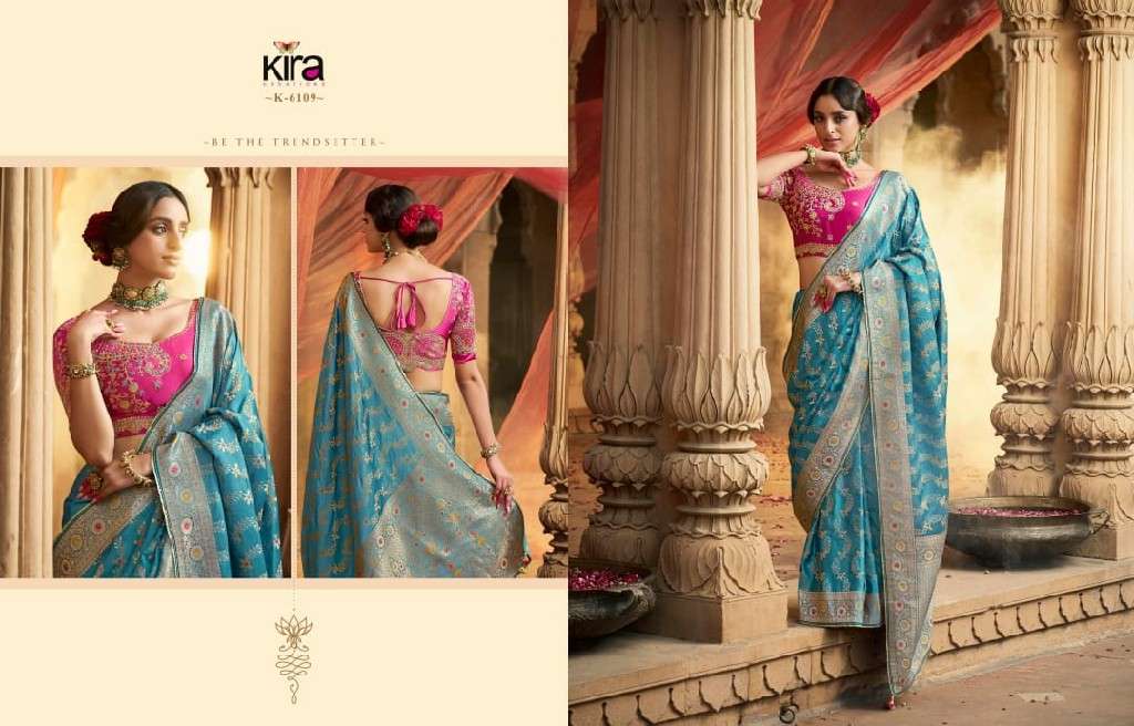 Kira Presents Kaya Wholesale Designer Indian Ethnic Sarees catalog Wholesaler And exporter 