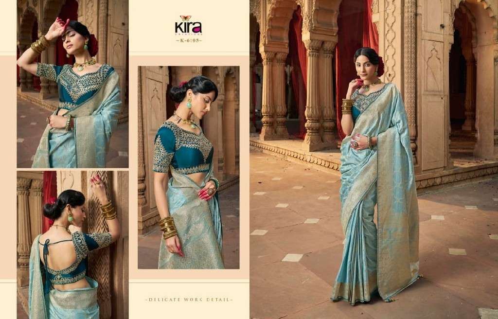 Kira Presents Kaya Wholesale Designer Indian Ethnic Sarees catalog Wholesaler And exporter 