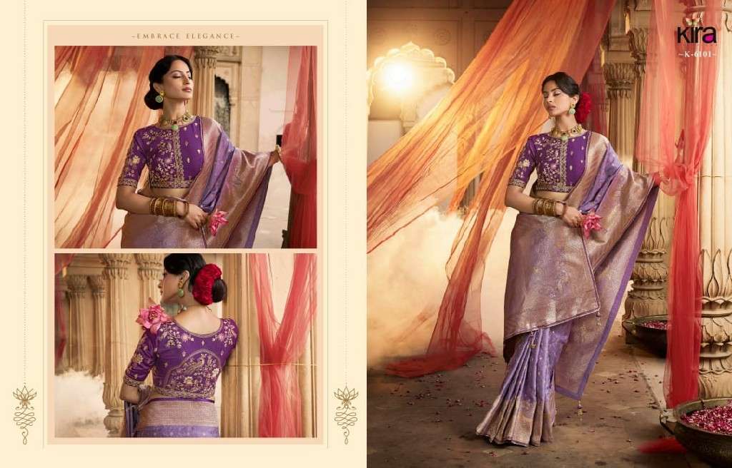 Kira Presents Kaya Wholesale Designer Indian Ethnic Sarees catalog Wholesaler And exporter 