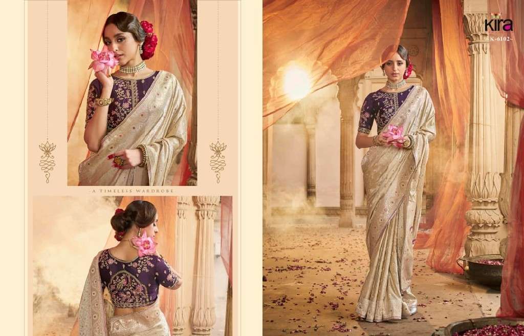 Kira Presents Kaya Wholesale Designer Indian Ethnic Sarees catalog Wholesaler And exporter 