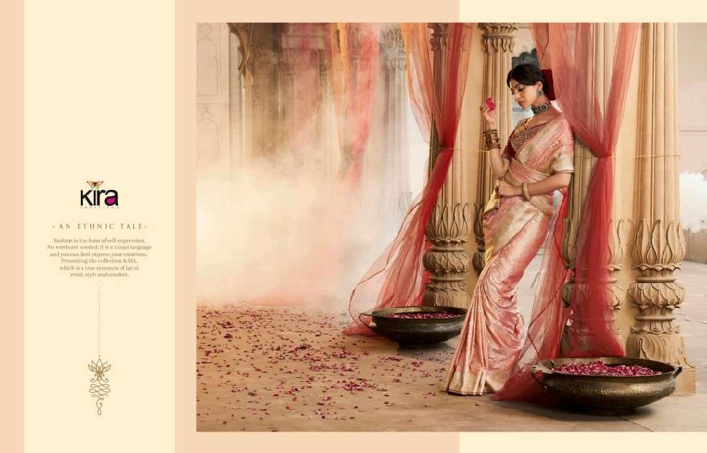 Kira Presents Kaya Wholesale Designer Indian Ethnic Sarees catalog Wholesaler And exporter 