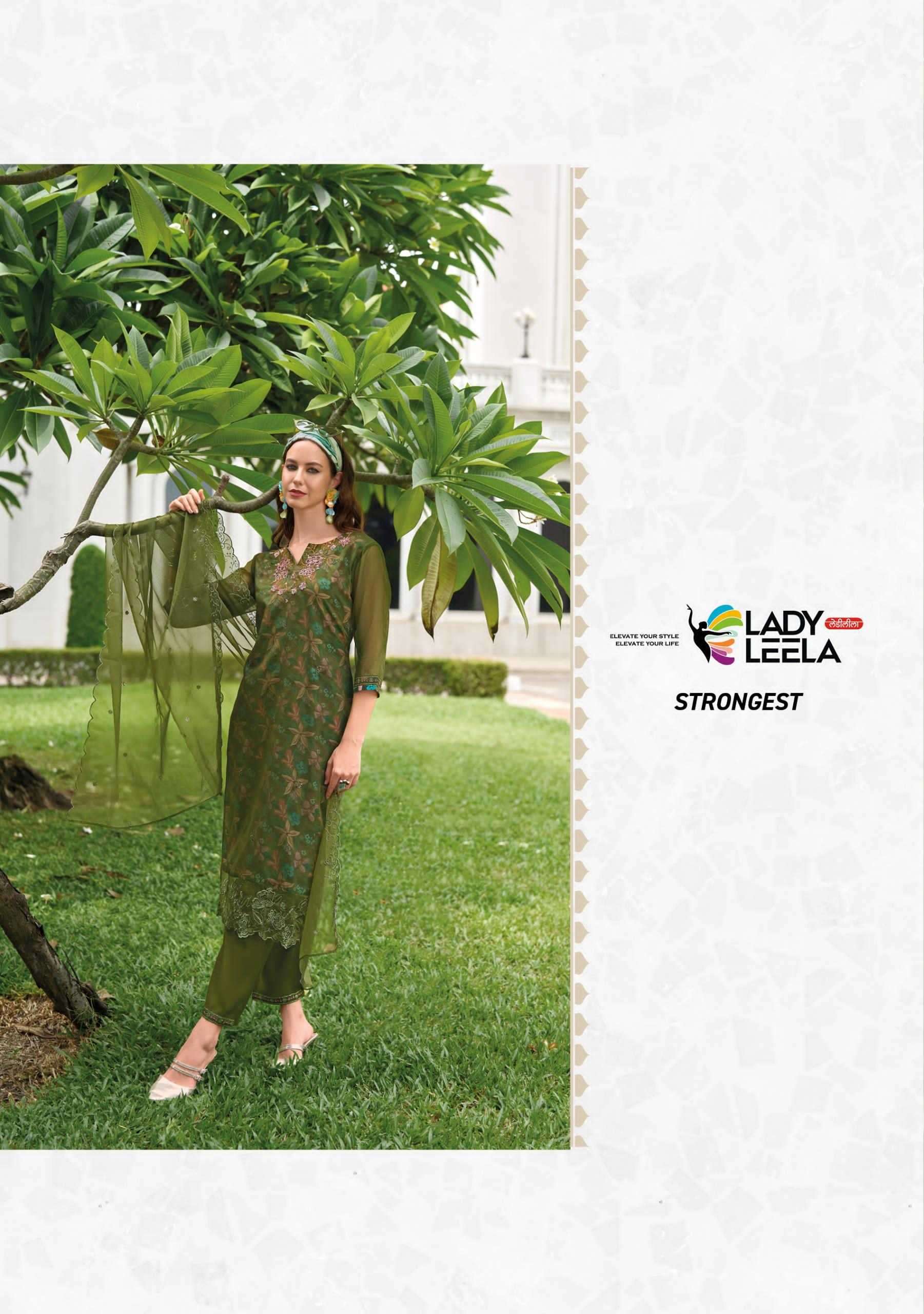 LADY LEELA PRESENTS ALEENA EMBRIODERY ORGANZA READYMADE 3PCS SALWAR SUITS CATALOG WHOLESALER  AND EXPORTER 