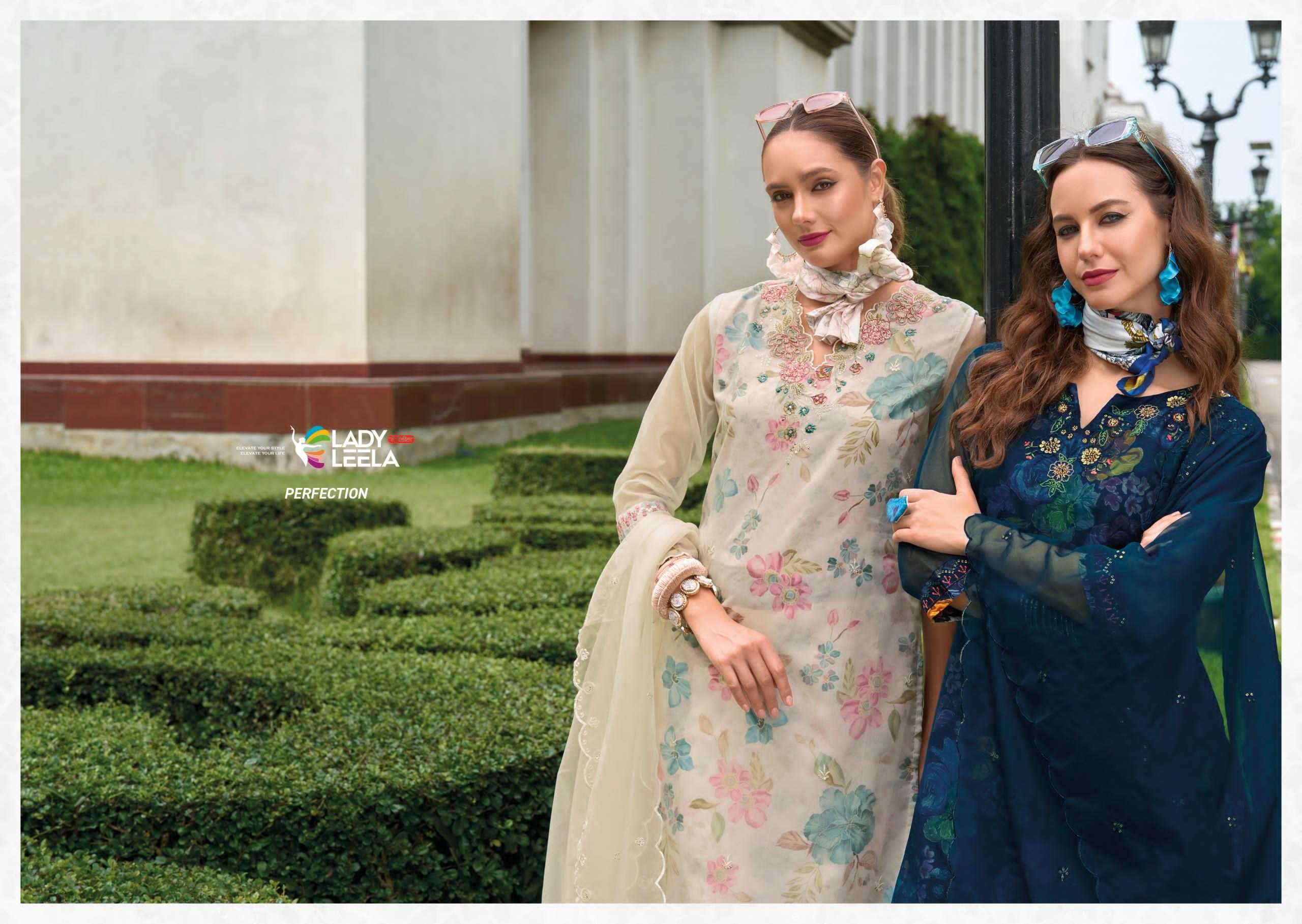 LADY LEELA PRESENTS ALEENA EMBRIODERY ORGANZA READYMADE 3PCS SALWAR SUITS CATALOG WHOLESALER  AND EXPORTER 