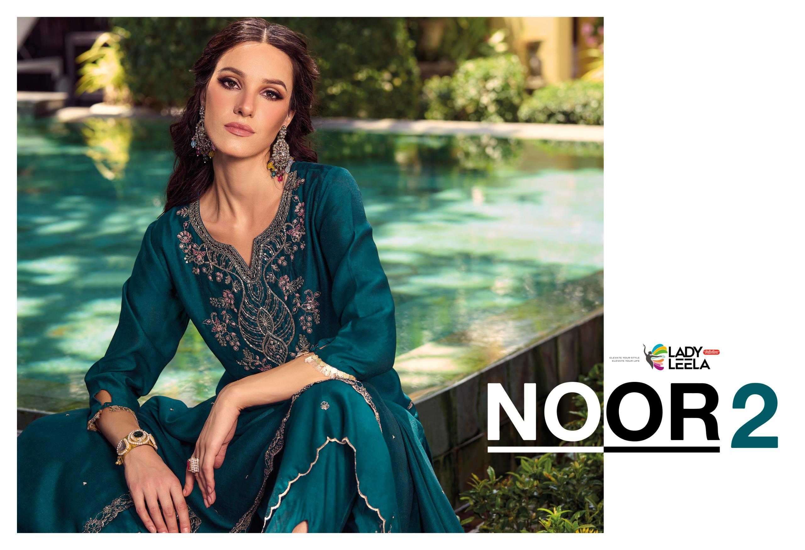 LADY LEELA PRESENTS NOOR VOL-2 VICHITRA READYMADE EXCLUSIVE HANDWORK 3PCS DRESS CATALOG WHOLESALER AND EXPORTER 