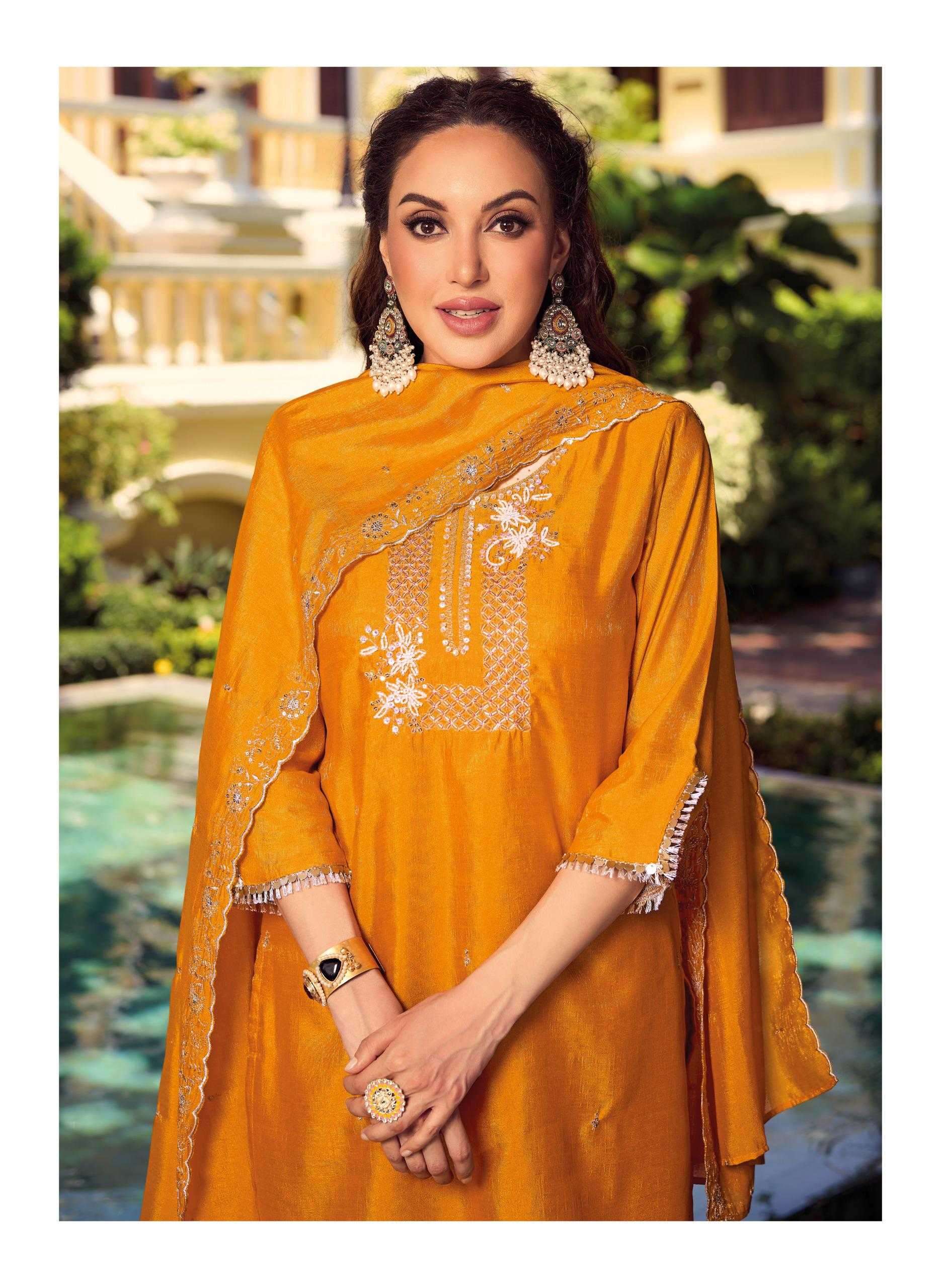 LADY LEELA PRESENTS NOOR VOL-2 VICHITRA READYMADE EXCLUSIVE HANDWORK 3PCS DRESS CATALOG WHOLESALER AND EXPORTER 