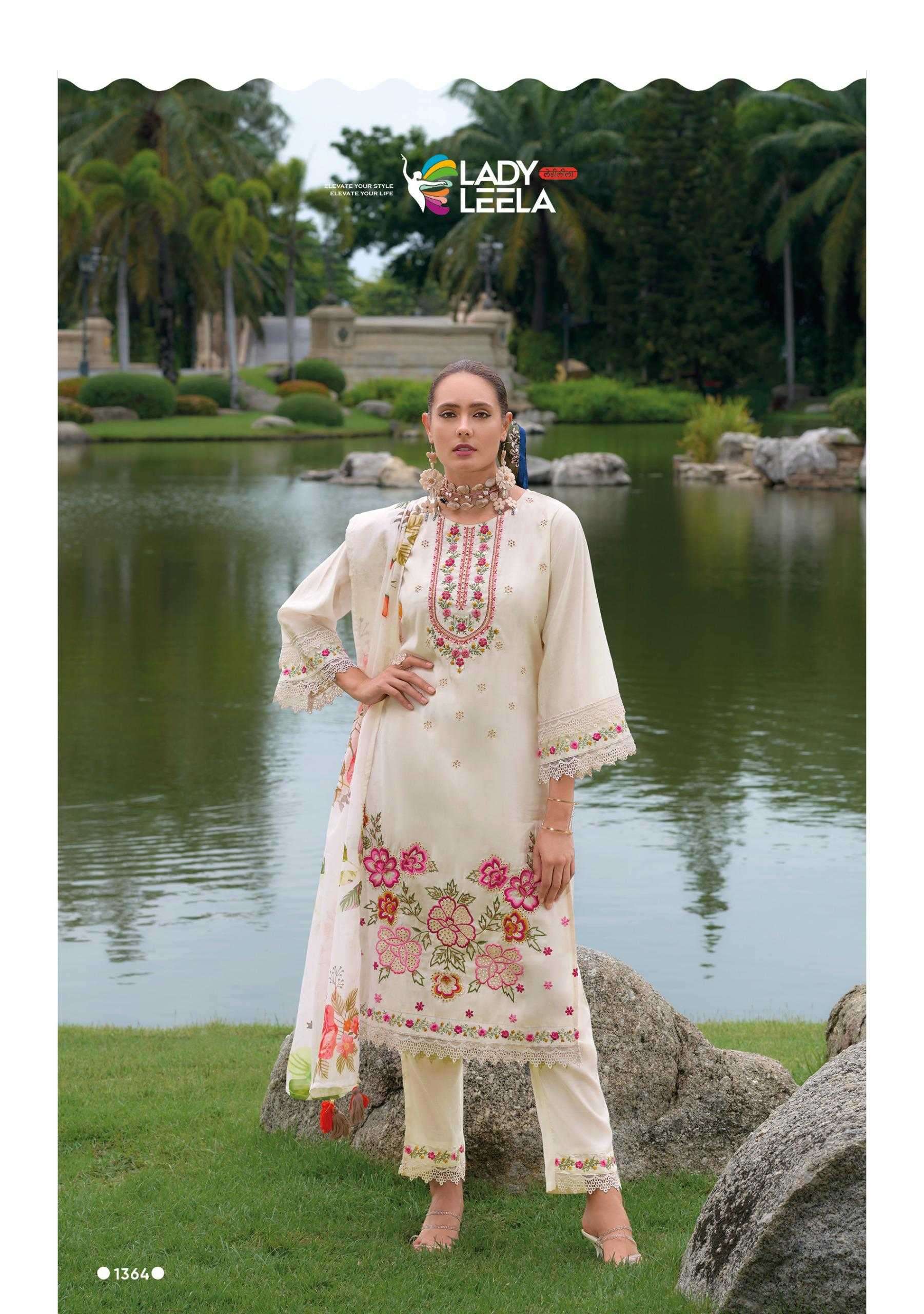 LADY LEELA PRESENTS RIWAYAT VOL-2 VISCOSE SILK READYMADE TRENDY 3PCS SALWAR SUITS CATALOG WHOLESALER AND EXPORTER IN SURAT