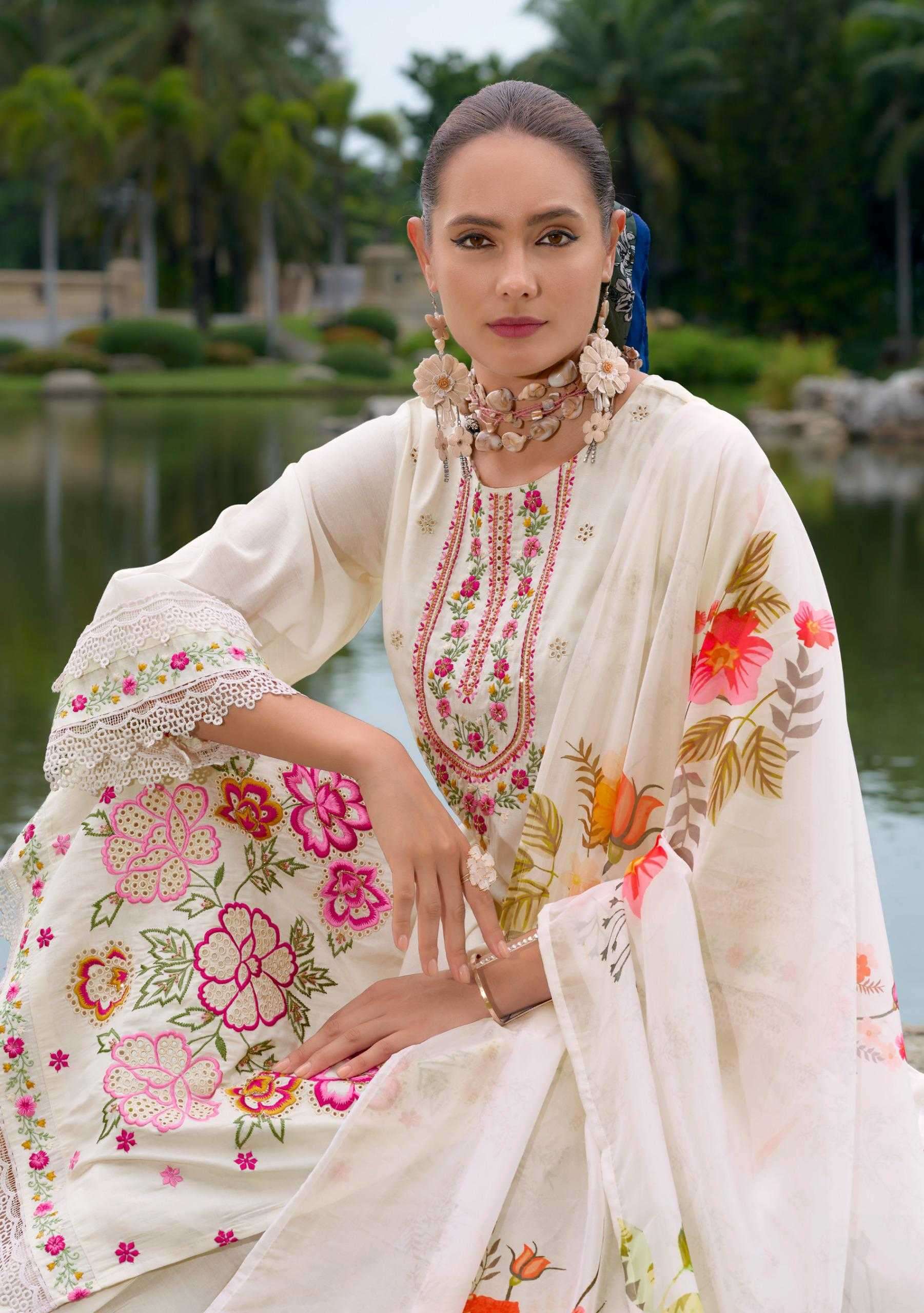 LADY LEELA PRESENTS RIWAYAT VOL-2 VISCOSE SILK READYMADE TRENDY 3PCS SALWAR SUITS CATALOG WHOLESALER AND EXPORTER IN SURAT