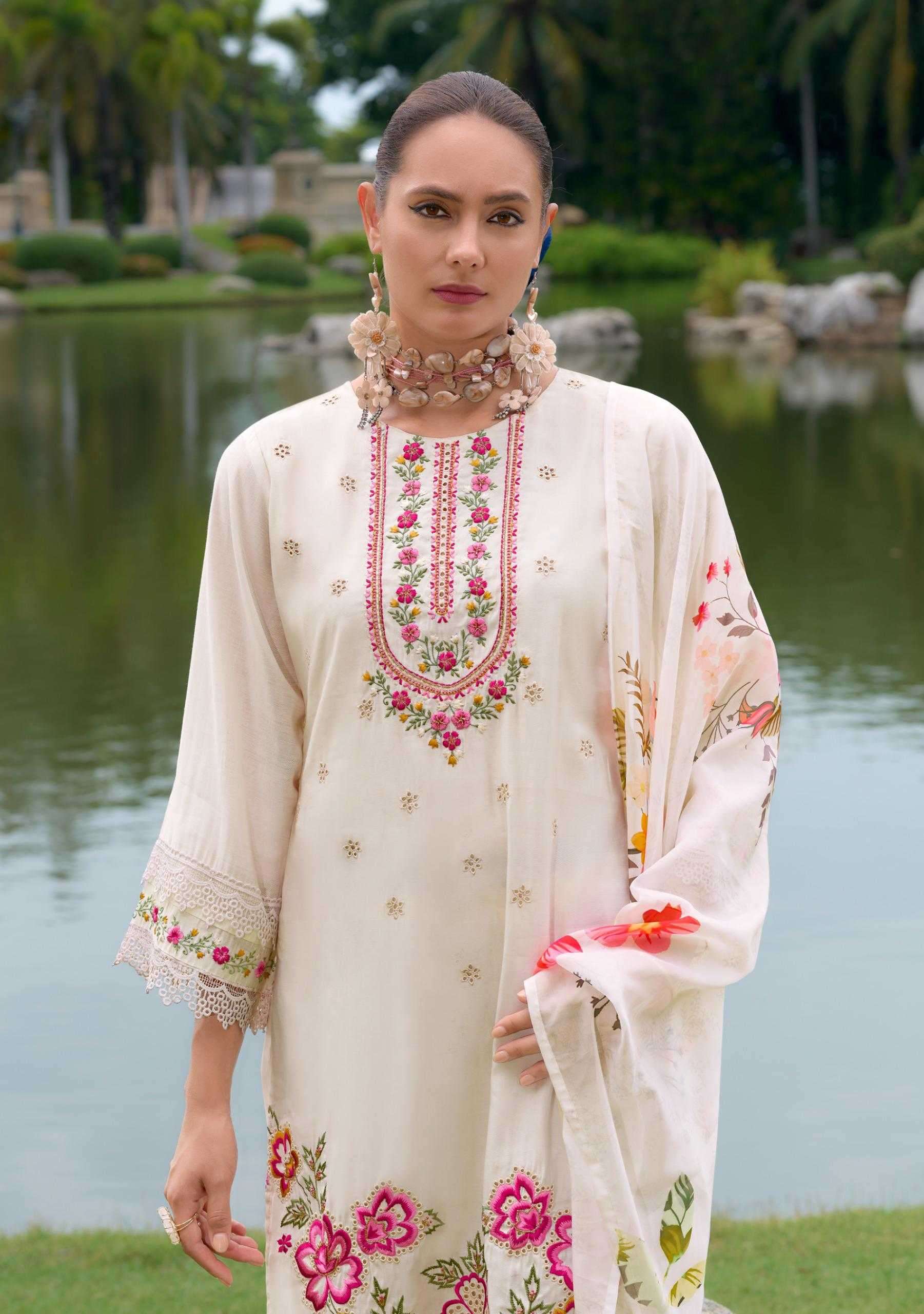 LADY LEELA PRESENTS RIWAYAT VOL-2 VISCOSE SILK READYMADE TRENDY 3PCS SALWAR SUITS CATALOG WHOLESALER AND EXPORTER IN SURAT
