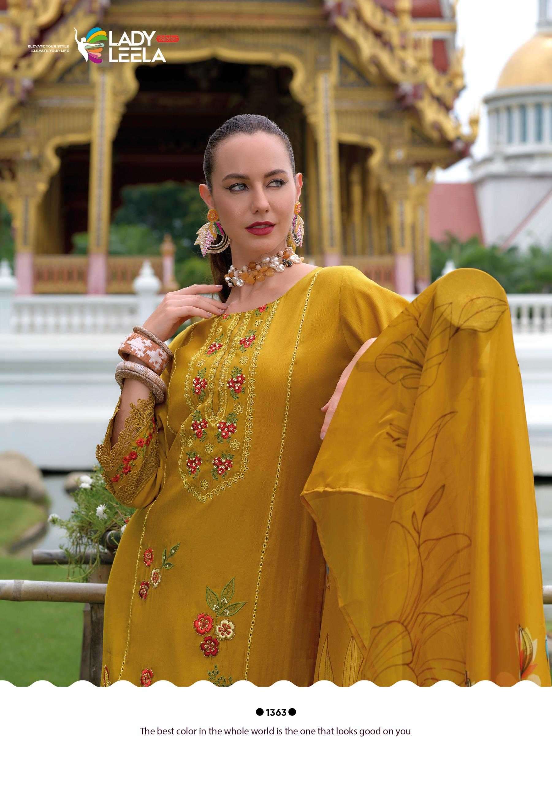 LADY LEELA PRESENTS RIWAYAT VOL-2 VISCOSE SILK READYMADE TRENDY 3PCS SALWAR SUITS CATALOG WHOLESALER AND EXPORTER IN SURAT
