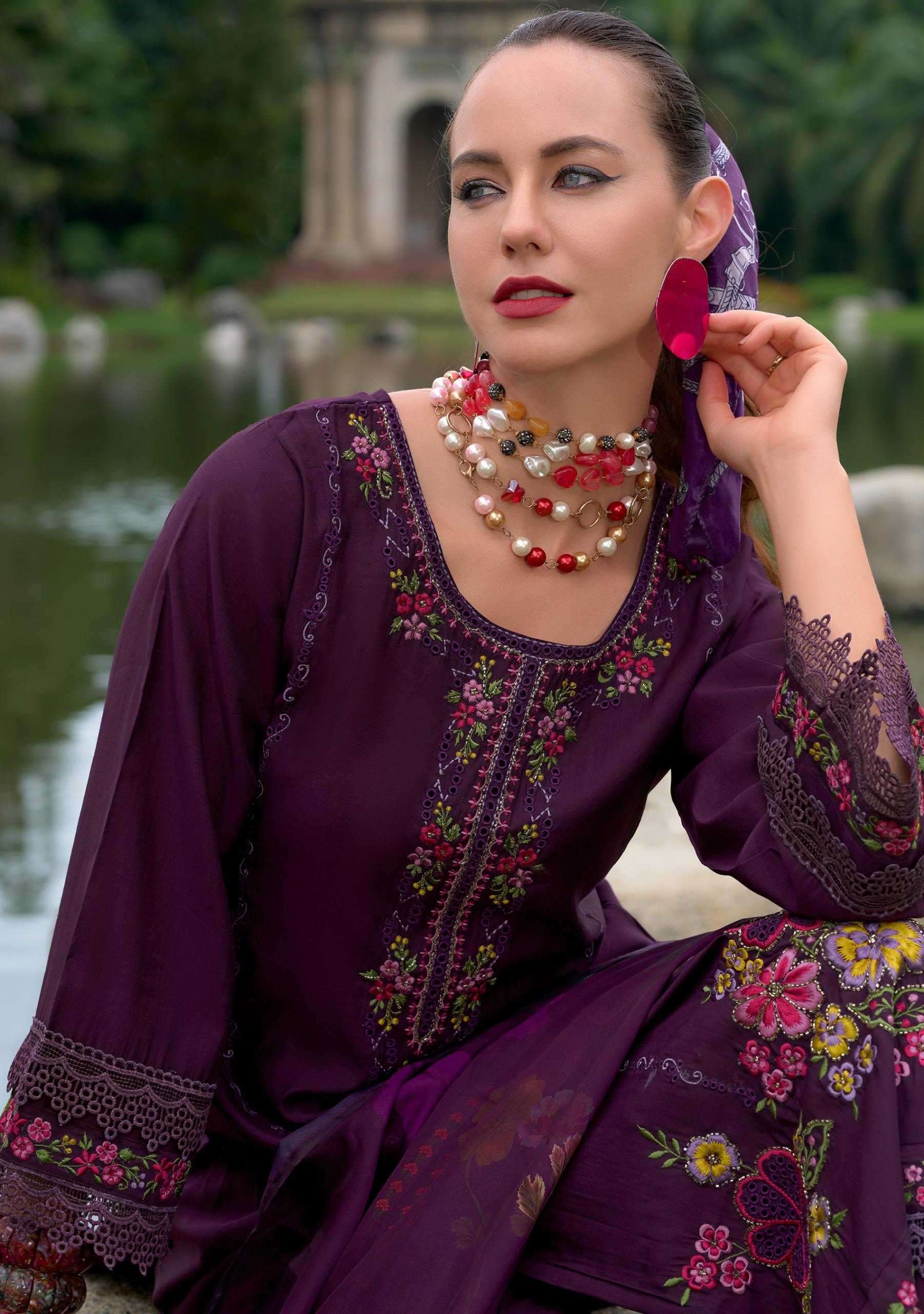 LADY LEELA PRESENTS RIWAYAT VOL-2 VISCOSE SILK READYMADE TRENDY 3PCS SALWAR SUITS CATALOG WHOLESALER AND EXPORTER IN SURAT