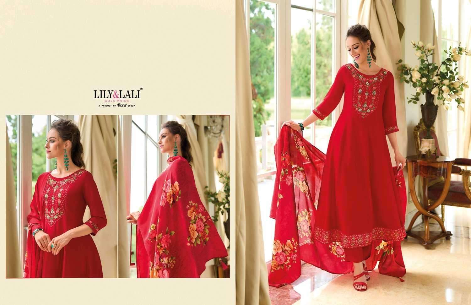 LILY & LALI PRESENTS BEGUM JAAN ANARKALI STYLE VICHITRA SILK FULL STITCH PARTY WEAR SUIT CATALOG WHOLESALER AND EXPORTER 