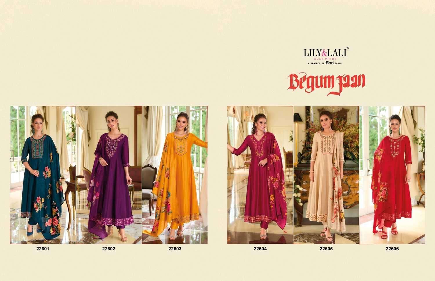 LILY & LALI PRESENTS BEGUM JAAN ANARKALI STYLE VICHITRA SILK FULL STITCH PARTY WEAR SUIT CATALOG WHOLESALER AND EXPORTER 