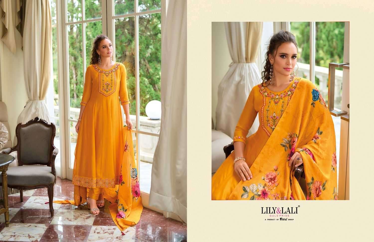 LILY & LALI PRESENTS BEGUM JAAN ANARKALI STYLE VICHITRA SILK FULL STITCH PARTY WEAR SUIT CATALOG WHOLESALER AND EXPORTER 