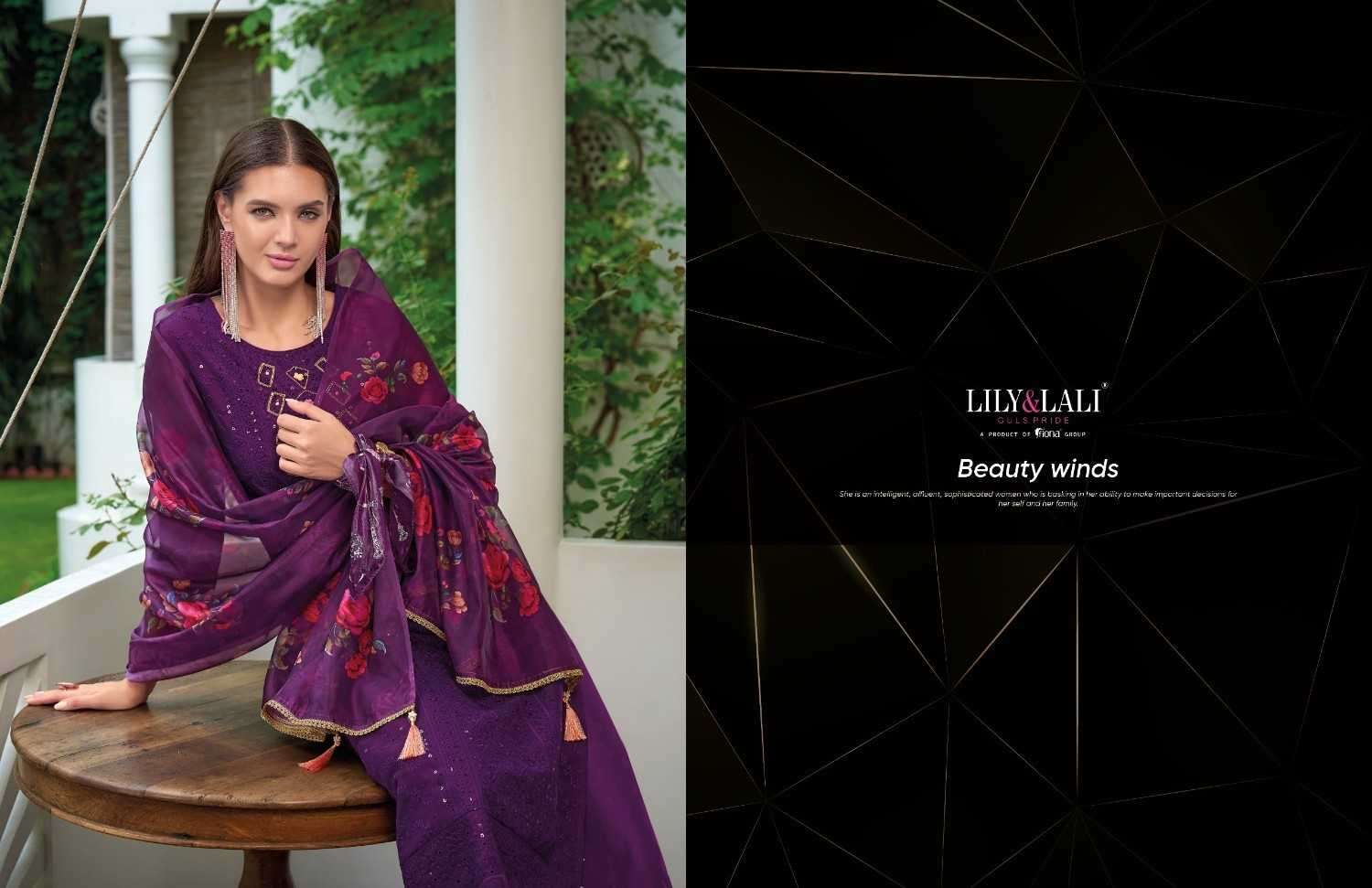 LILY & LALI PRESENTS CHIKANKARI VOL-3 ORGANZA HANDWORK READYMADE SUITS CATALOG WHOLESALER AND EXPORTER IN SURAT