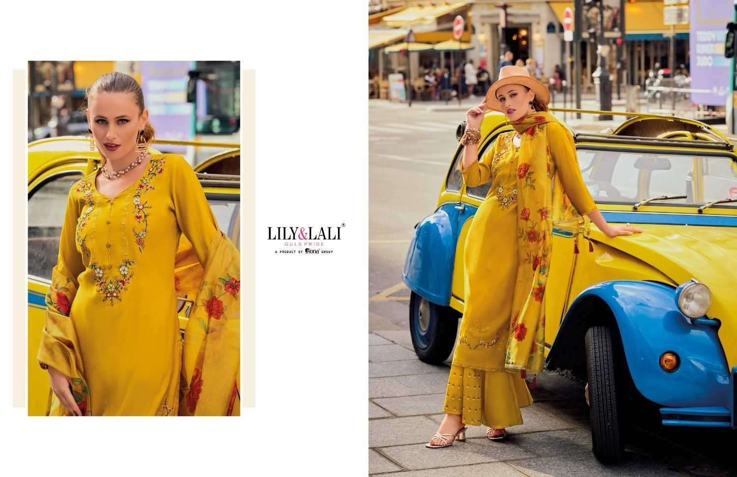 LILY & LALI PRESENTS RIWAAZ VOL-6 COTTON EXCLUSIVE READYMADE FESTIVE PLAZZO STYLE SALWAR SUITS CATALOG WHOLESALER AND EXPORTER IN SURAT