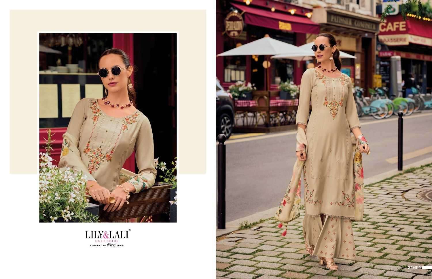 LILY & LALI PRESENTS RIWAAZ VOL-6 COTTON EXCLUSIVE READYMADE FESTIVE PLAZZO STYLE SALWAR SUITS CATALOG WHOLESALER AND EXPORTER IN SURAT