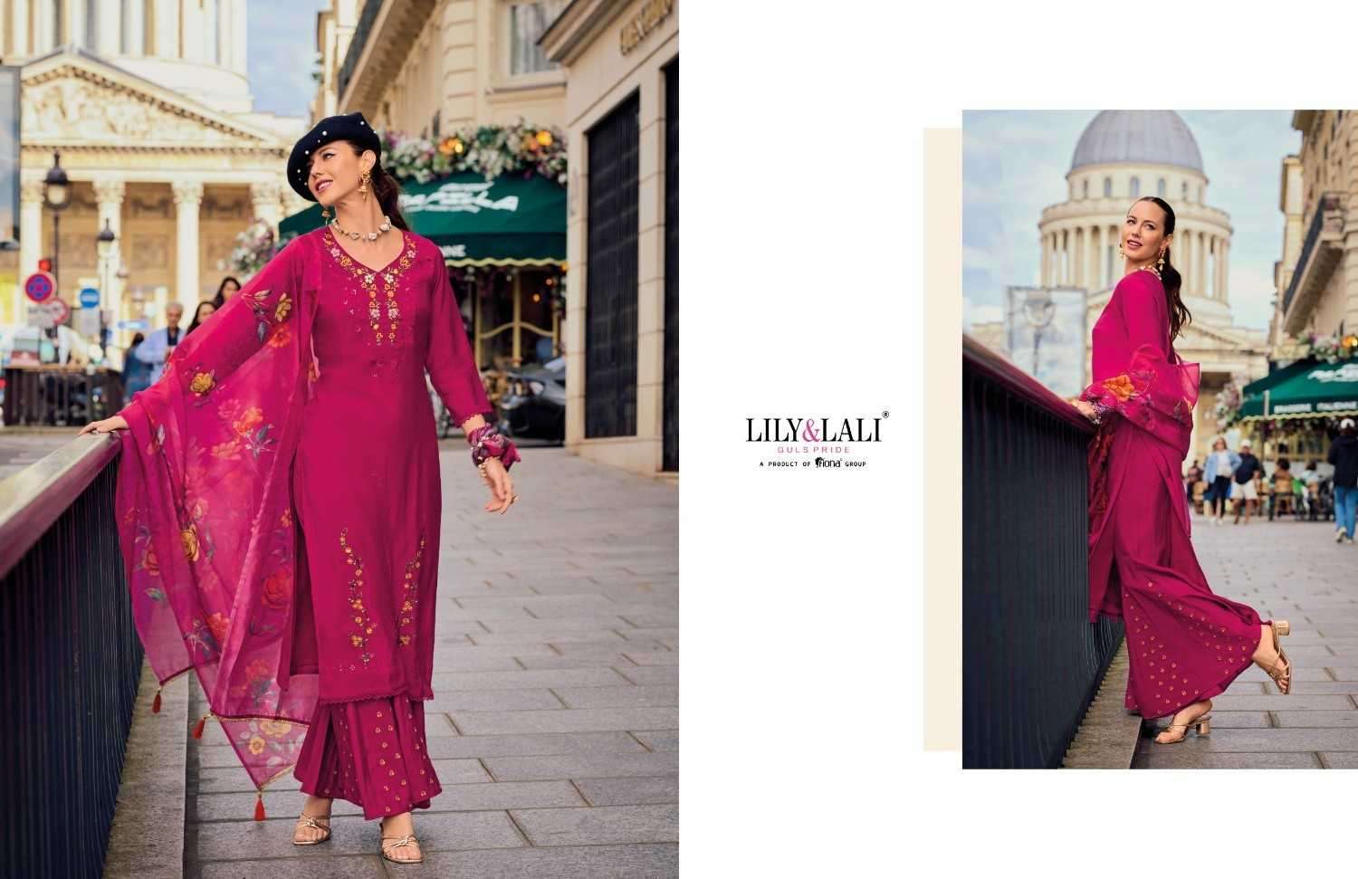 LILY & LALI PRESENTS RIWAAZ VOL-6 COTTON EXCLUSIVE READYMADE FESTIVE PLAZZO STYLE SALWAR SUITS CATALOG WHOLESALER AND EXPORTER IN SURAT