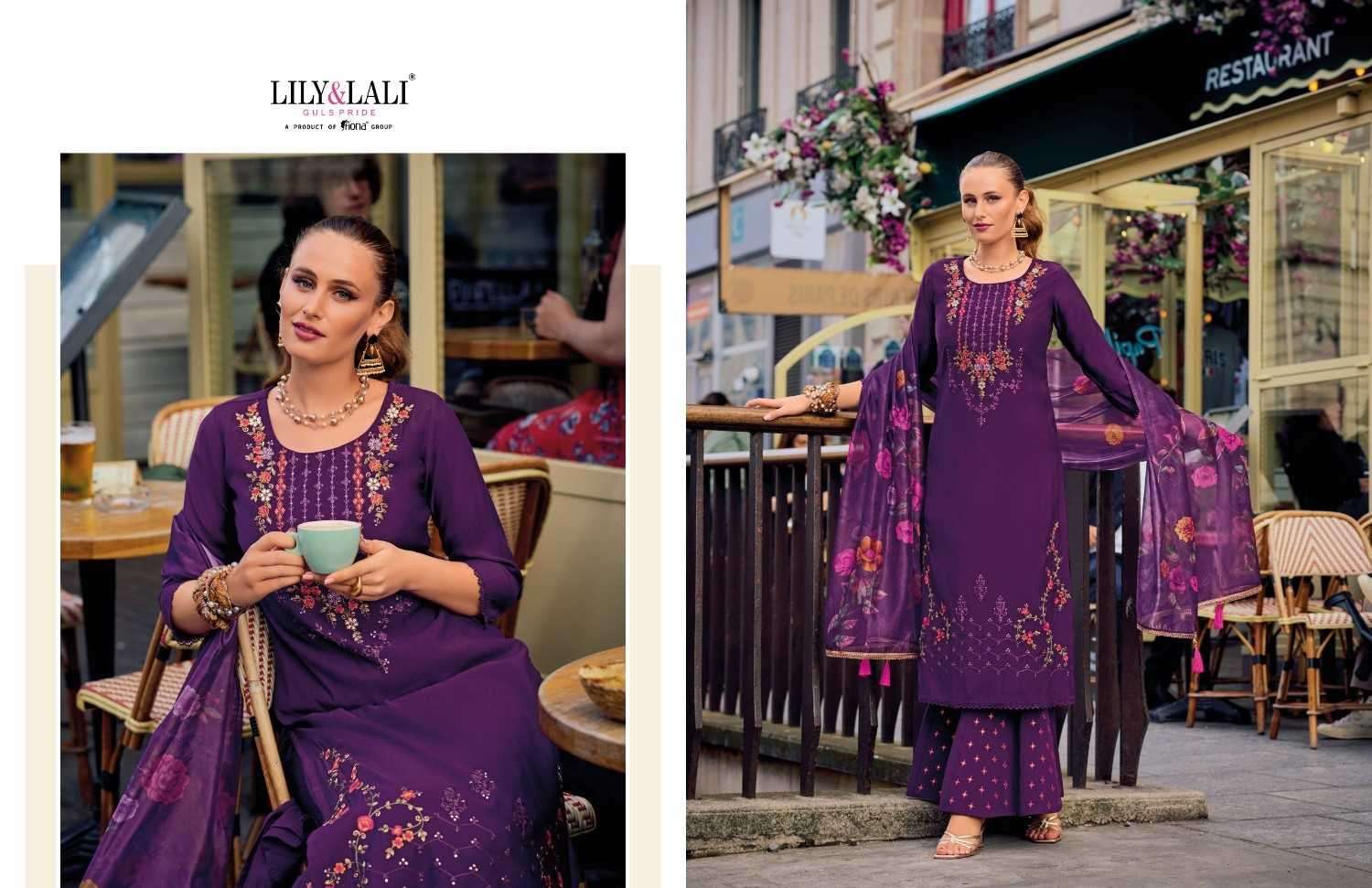LILY & LALI PRESENTS RIWAAZ VOL-6 COTTON EXCLUSIVE READYMADE FESTIVE PLAZZO STYLE SALWAR SUITS CATALOG WHOLESALER AND EXPORTER IN SURAT