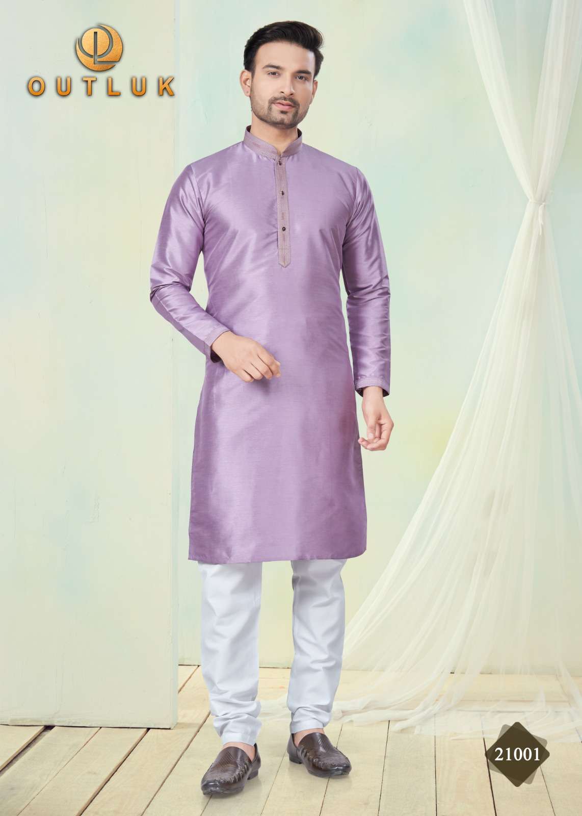 OUTLUK PRESENTS OUTLUK WEDDING COLLECTION VOL-22 READYMADE BEST QUALITY MENS KURTA PAYJAMA CATALOG WHOLESALER AND EXPORTER IN SURAT