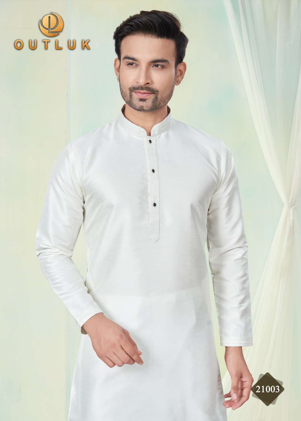 OUTLUK PRESENTS OUTLUK WEDDING COLLECTION VOL-22 READYMADE BEST QUALITY MENS KURTA PAYJAMA CATALOG WHOLESALER AND EXPORTER IN SURAT
