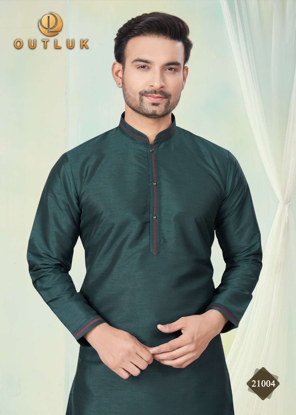 OUTLUK PRESENTS OUTLUK WEDDING COLLECTION VOL-22 READYMADE BEST QUALITY MENS KURTA PAYJAMA CATALOG WHOLESALER AND EXPORTER IN SURAT
