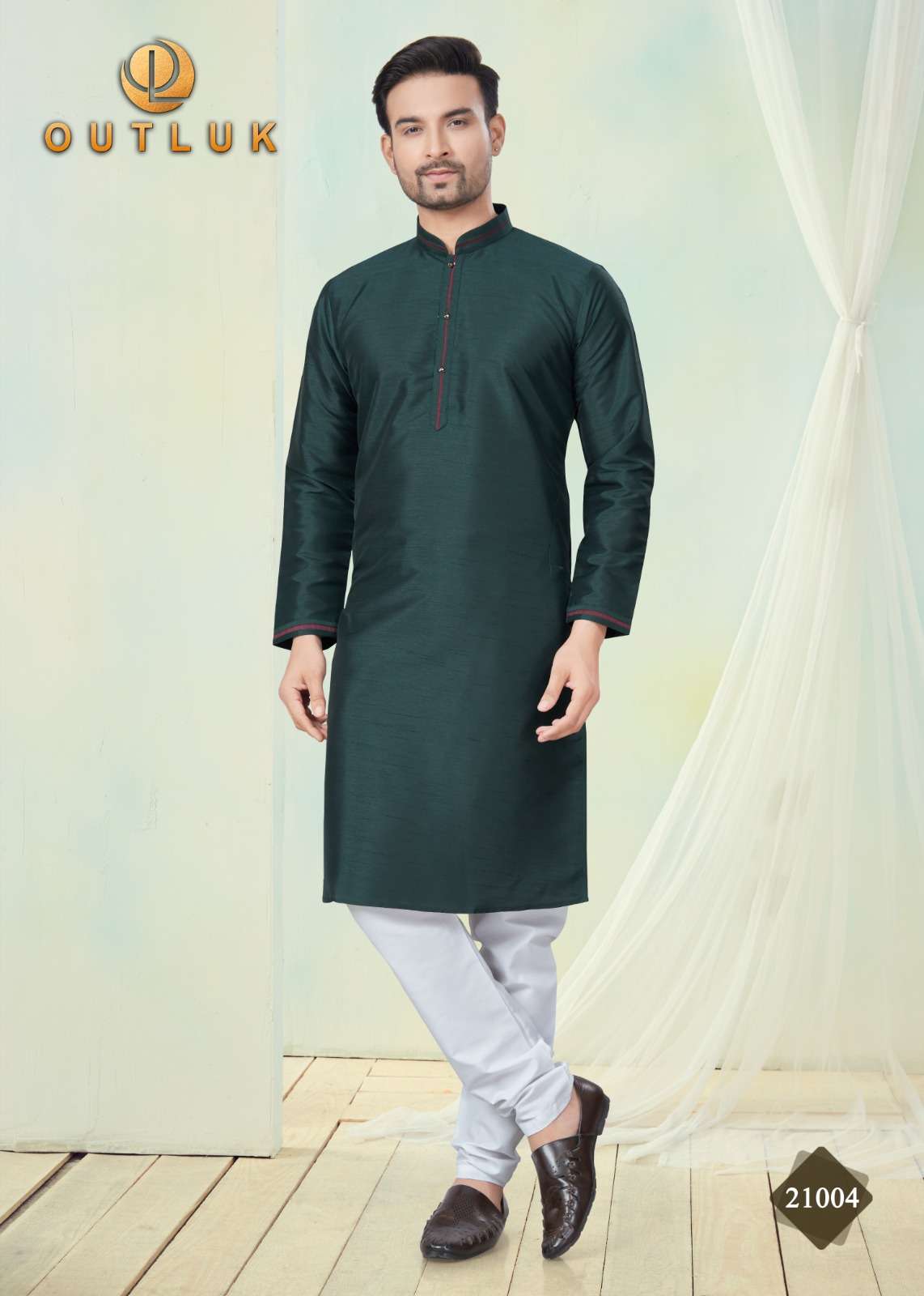 OUTLUK PRESENTS OUTLUK WEDDING COLLECTION VOL-22 READYMADE BEST QUALITY MENS KURTA PAYJAMA CATALOG WHOLESALER AND EXPORTER IN SURAT