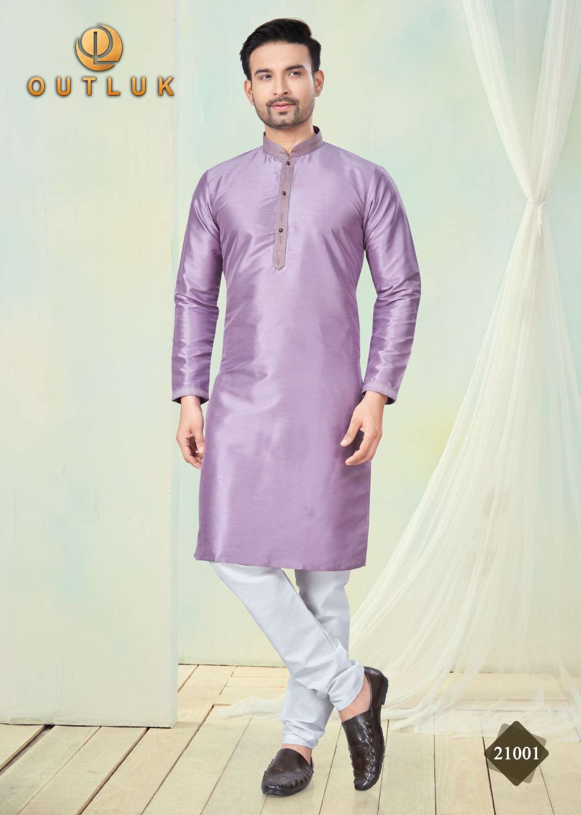 OUTLUK PRESENTS OUTLUK WEDDING COLLECTION VOL-22 READYMADE BEST QUALITY MENS KURTA PAYJAMA CATALOG WHOLESALER AND EXPORTER IN SURAT