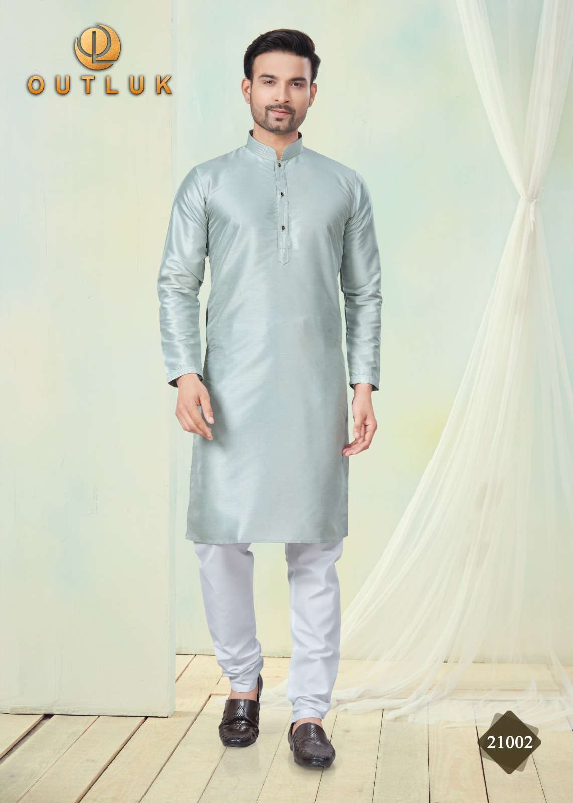 OUTLUK PRESENTS OUTLUK WEDDING COLLECTION VOL-22 READYMADE BEST QUALITY MENS KURTA PAYJAMA CATALOG WHOLESALER AND EXPORTER IN SURAT