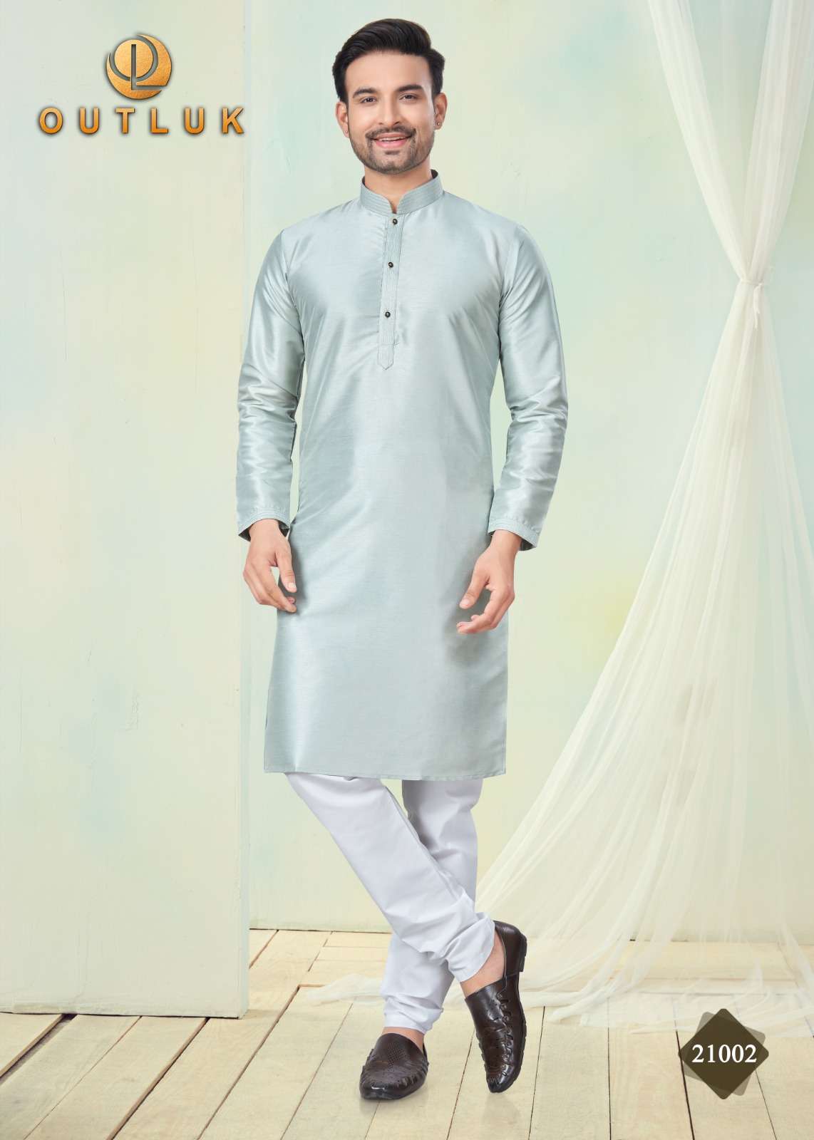 OUTLUK PRESENTS OUTLUK WEDDING COLLECTION VOL-22 READYMADE BEST QUALITY MENS KURTA PAYJAMA CATALOG WHOLESALER AND EXPORTER IN SURAT