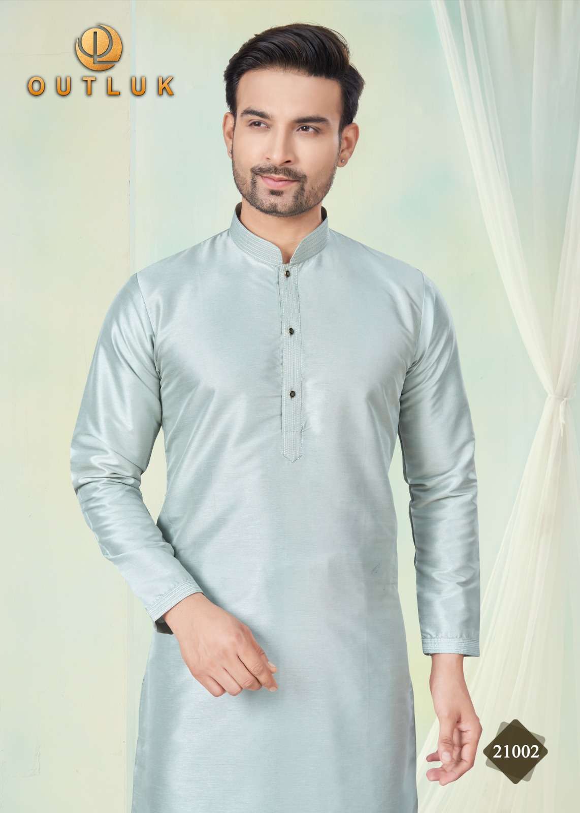 OUTLUK PRESENTS OUTLUK WEDDING COLLECTION VOL-22 READYMADE BEST QUALITY MENS KURTA PAYJAMA CATALOG WHOLESALER AND EXPORTER IN SURAT