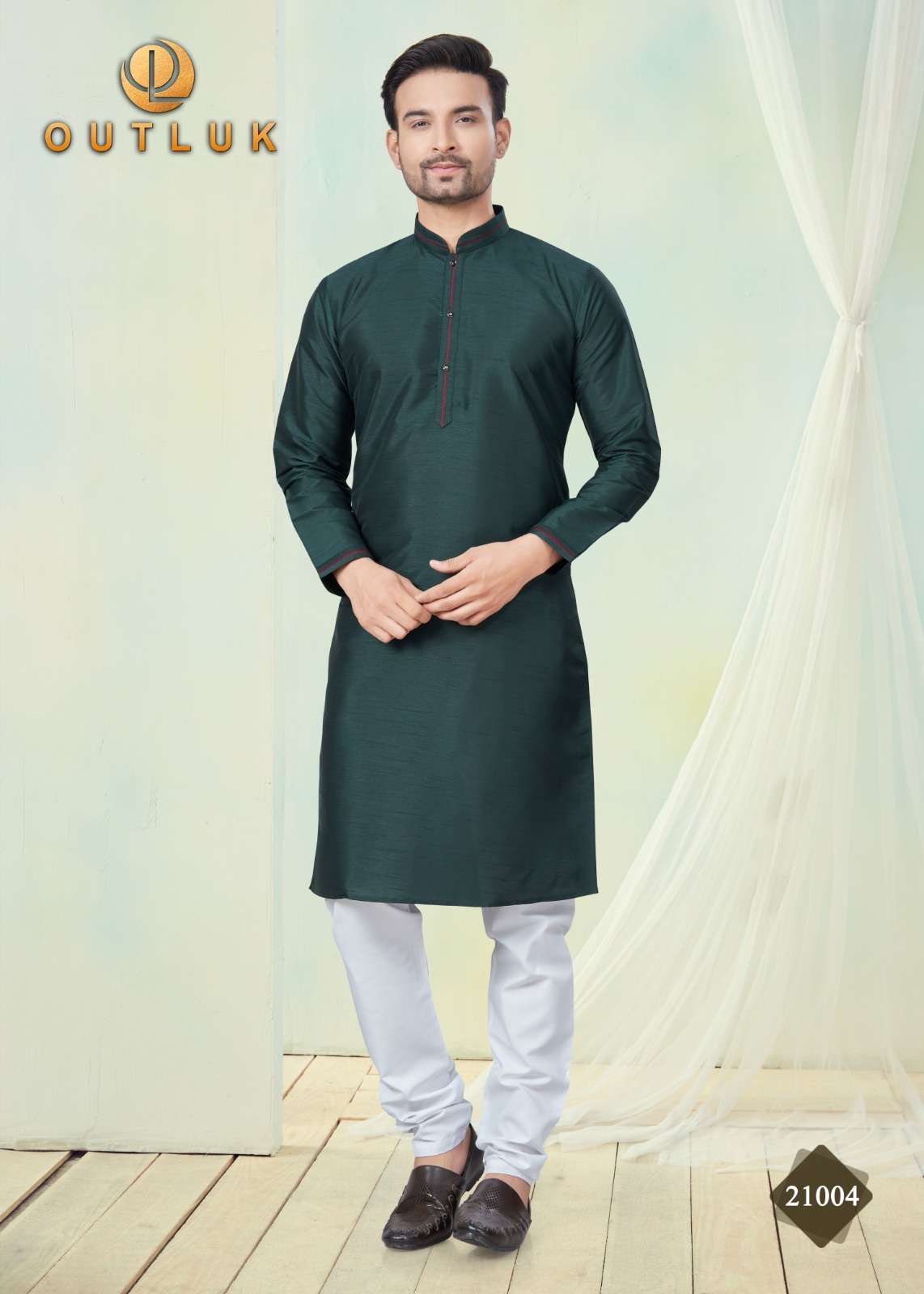 OUTLUK PRESENTS OUTLUK WEDDING COLLECTION VOL-22 READYMADE BEST QUALITY MENS KURTA PAYJAMA CATALOG WHOLESALER AND EXPORTER IN SURAT