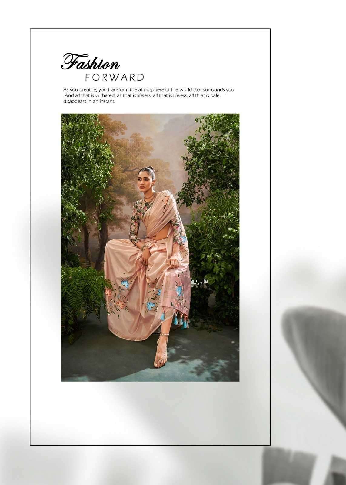 Rajpath presents kalindi silk designer sarees catalog wholesaler and exporters in surat 