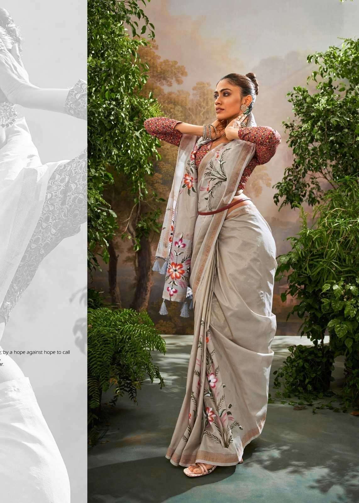 Rajpath presents kalindi silk designer sarees catalog wholesaler and exporters in surat 