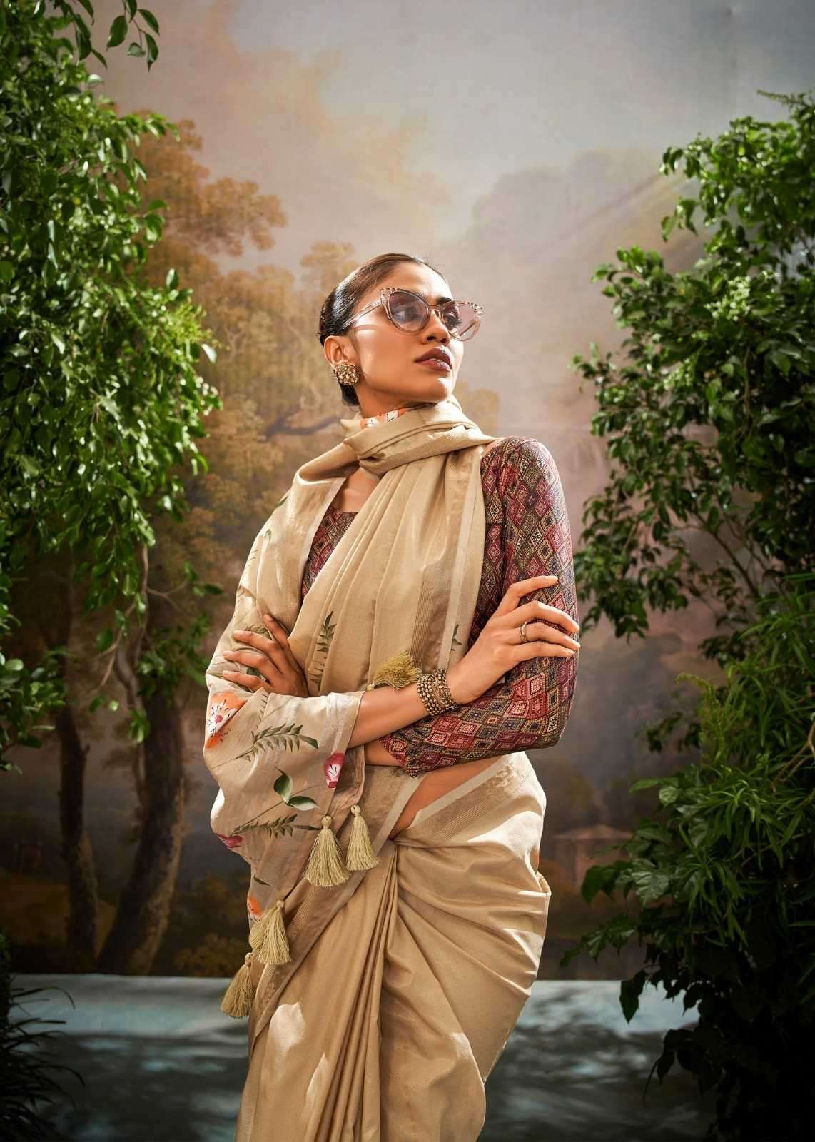 Rajpath presents kalindi silk designer sarees catalog wholesaler and exporters in surat 