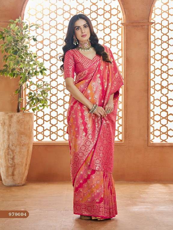 Rajpath Presents Savitri Vol-1 Wholesale Pure Soft Banarasi Silk Party Wear Sarees Catalog Wholesaler And Exporter 