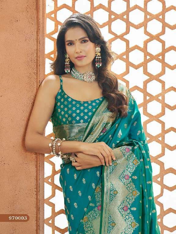 Rajpath Presents Savitri Vol-1 Wholesale Pure Soft Banarasi Silk Party Wear Sarees Catalog Wholesaler And Exporter 