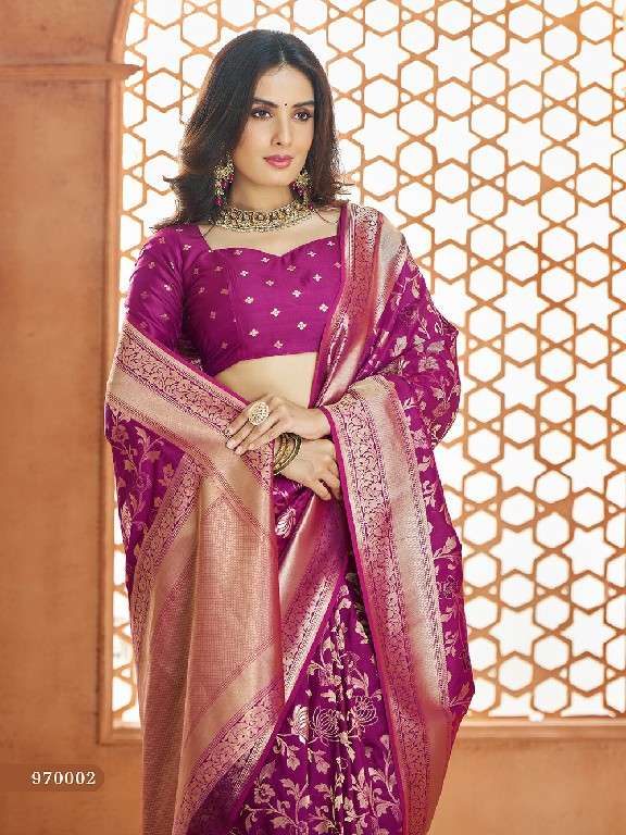 Rajpath Presents Savitri Vol-1 Wholesale Pure Soft Banarasi Silk Party Wear Sarees Catalog Wholesaler And Exporter 