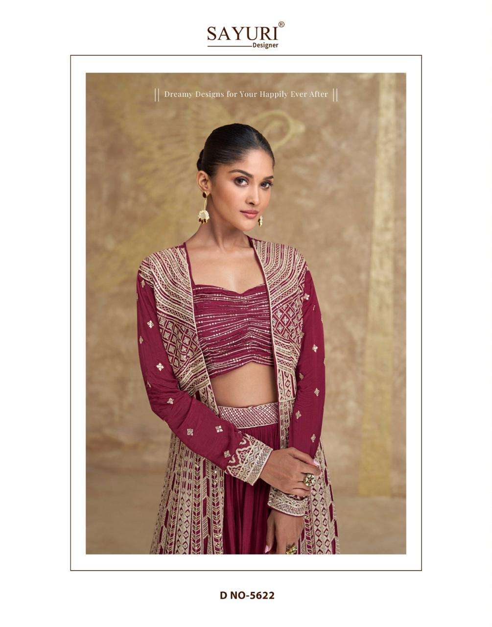 SAYURI DESIGNER PRESENT TYOHAAR FUNCTION WEAR READYMADE DIFFERENT STYLE 3PCS SUIT CATALOG WHOLESALER AND EXPORTER IN SURAT 
