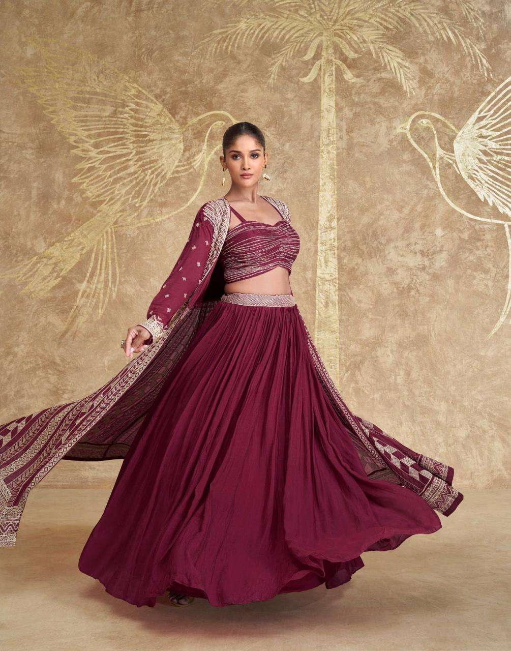 SAYURI DESIGNER PRESENT TYOHAAR FUNCTION WEAR READYMADE DIFFERENT STYLE 3PCS SUIT CATALOG WHOLESALER AND EXPORTER IN SURAT 
