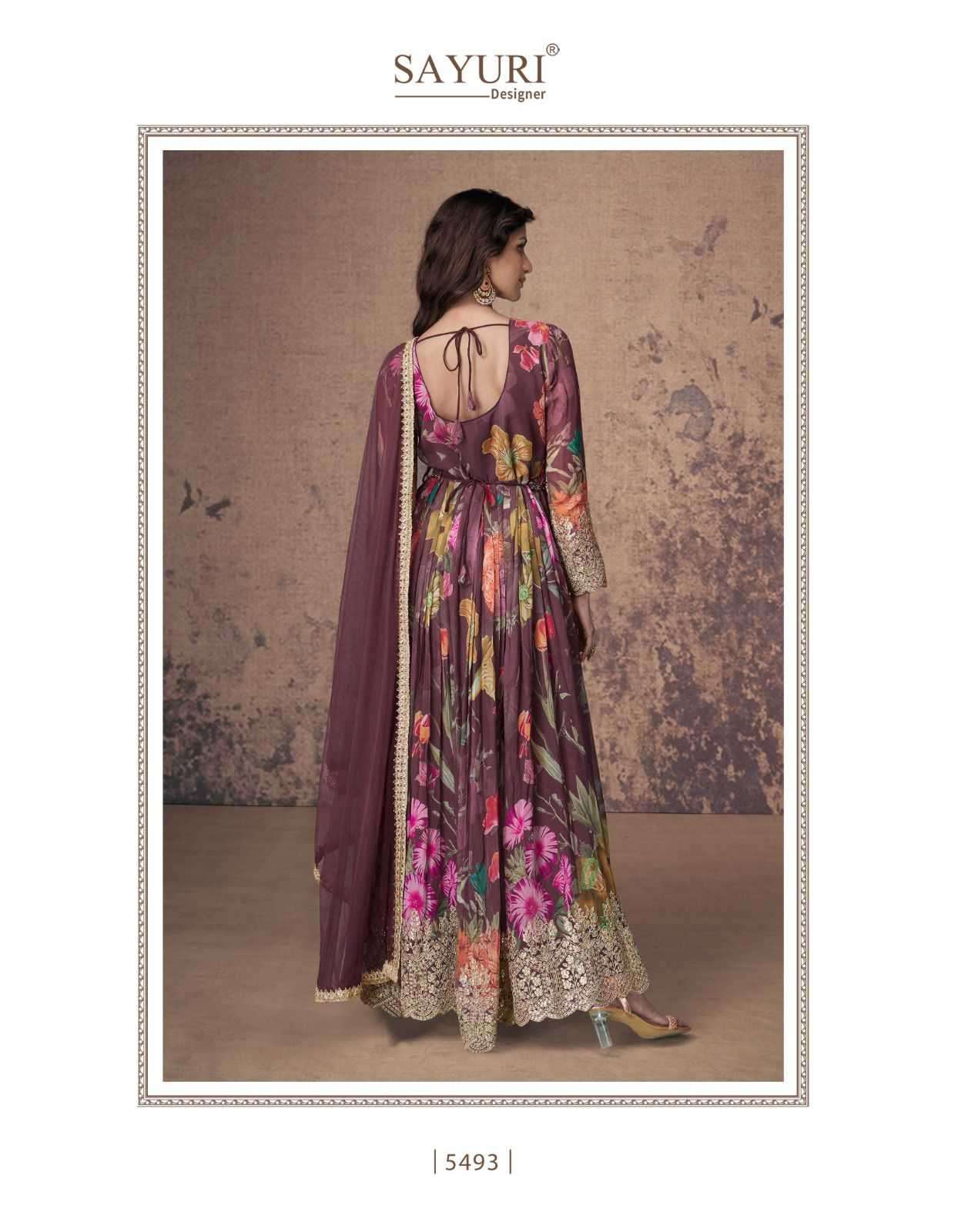 SAYURI DESIGNER PRESENTS ANAMIKA FANCY GEORGETTE SALWAR SUITS CATALOG WHOLESALER AND EXPORTER IN SURAT
