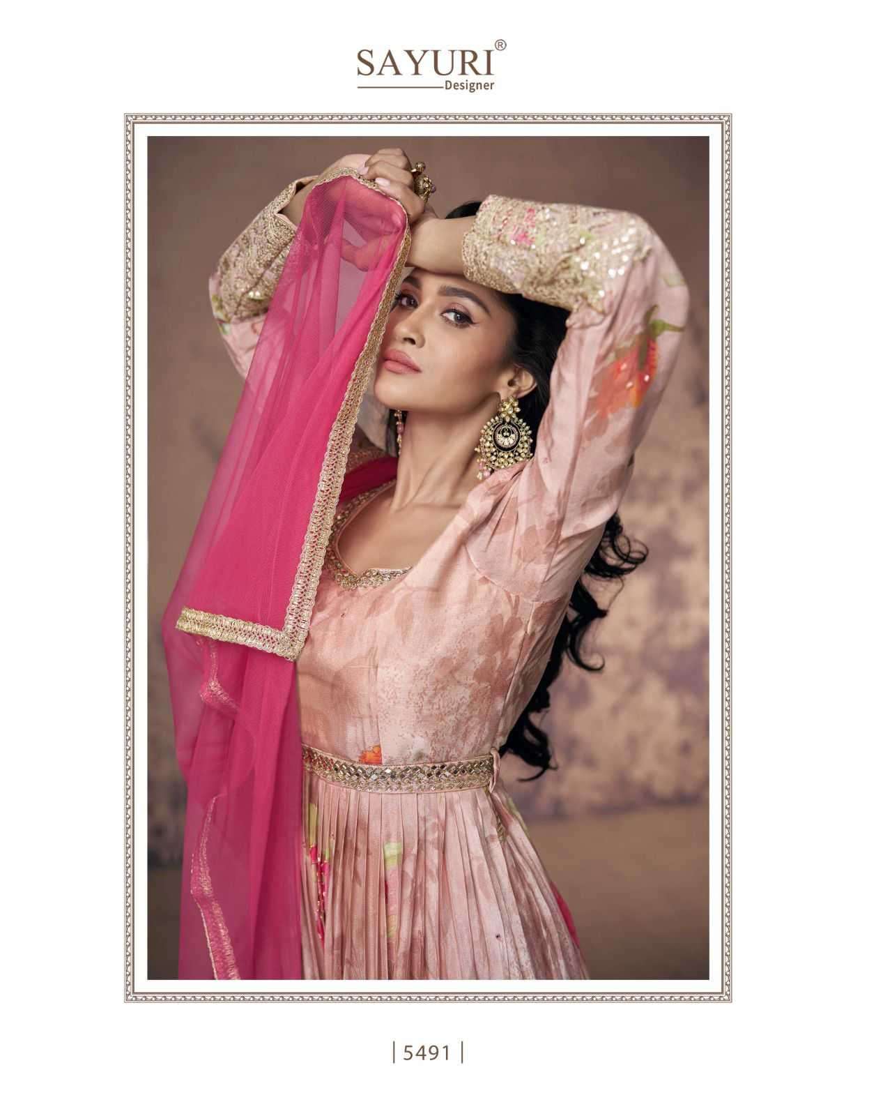 SAYURI DESIGNER PRESENTS ANAMIKA FANCY GEORGETTE SALWAR SUITS CATALOG WHOLESALER AND EXPORTER IN SURAT