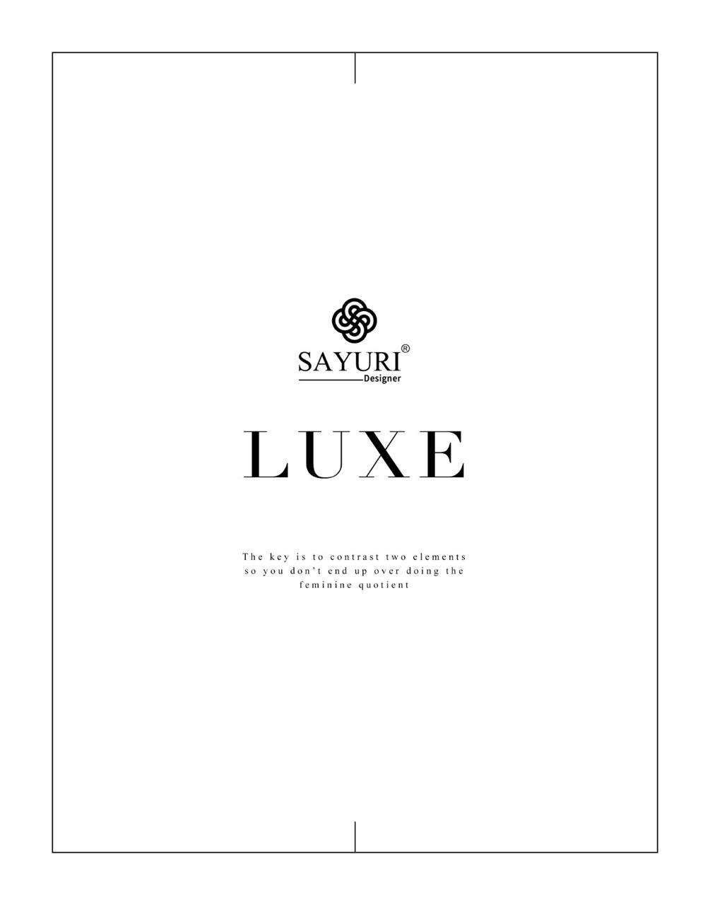 SAYURI DESIGNER PRESENTS LUXE OCCASION WEAR READYMADE CHINON FANCY INDOWESTERN DRESS CATALOG WHOLESALER AND EXPORTER IN SURAT
