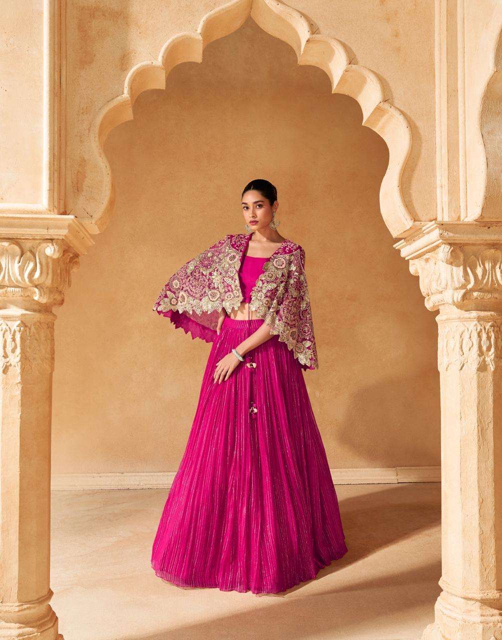 SAYURI DESIGNER PRESENTS RAAS READYMADE DESIGNER FESTIVE WEAR ELEGANT LONG GOWN PANT DUPATTA CATALOG WHOLESALER AND EXPORTER IN SURAT