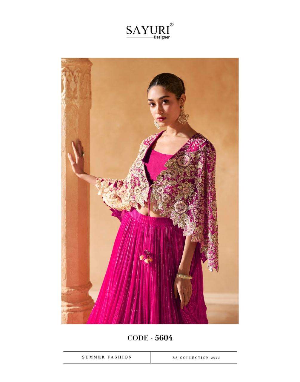 SAYURI DESIGNER PRESENTS RAAS READYMADE DESIGNER FESTIVE WEAR ELEGANT LONG GOWN PANT DUPATTA CATALOG WHOLESALER AND EXPORTER IN SURAT