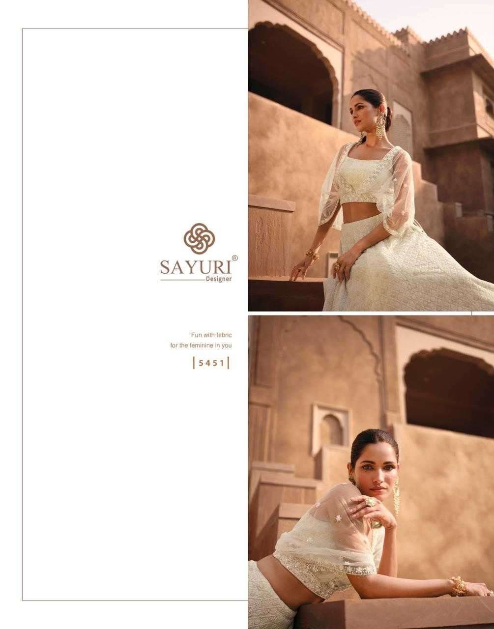  SAYURI DESIGNER PRESENTS SANIYA GEORGETTE FULL STITCH PARTY WEAR INDO WESTERN DRESS CATALOG WHOLESALER 